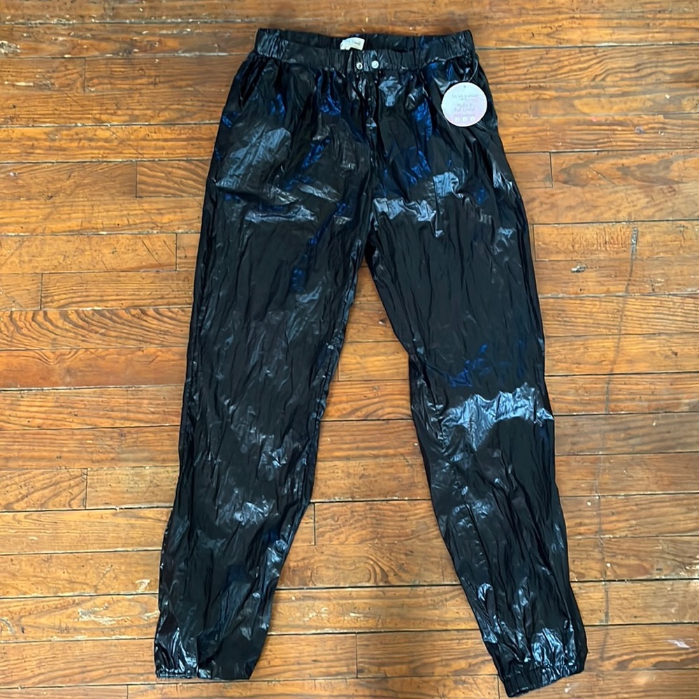 Black swishy pants